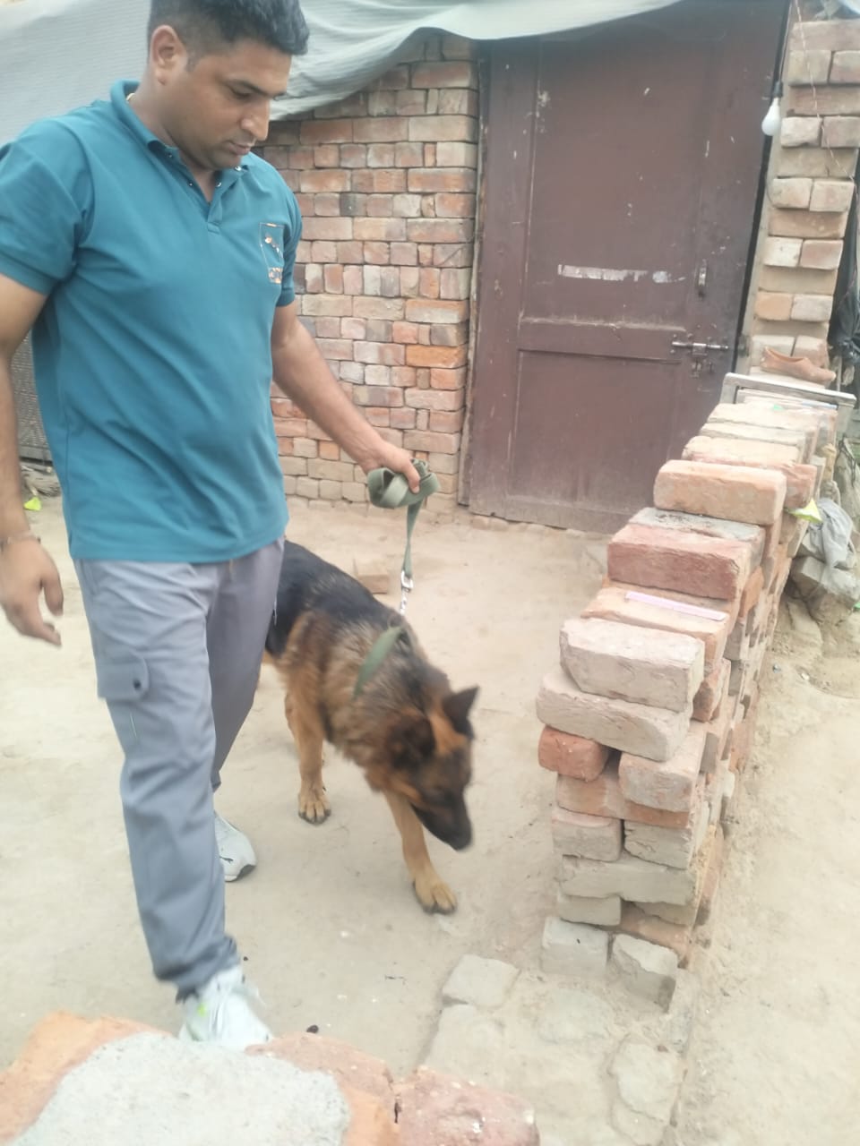Anti Narcotics Cell Hansi Police conducted search operation in Sai Colony and Char Qutub Gate Hansi along with dog squad team